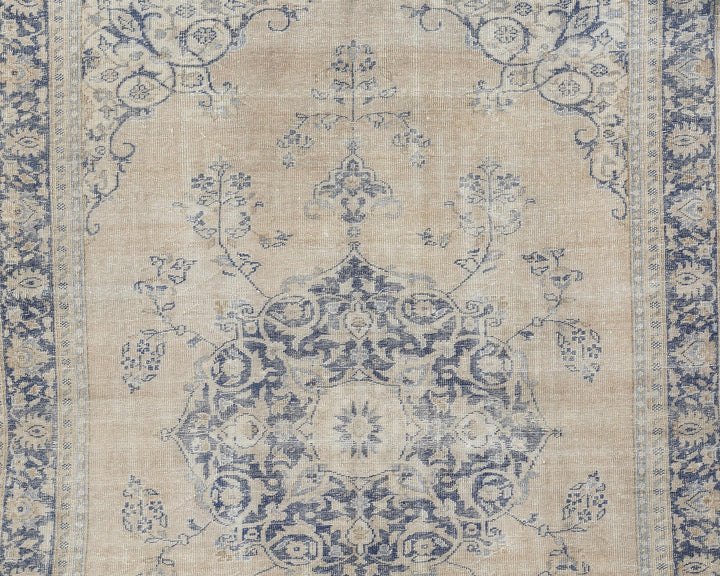 Faded Oushak Rug 7' 1" x 9' 8" | No. VR38953