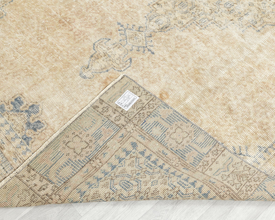 Faded Oushak Rug 5' 8" x 9' | No. VR78369