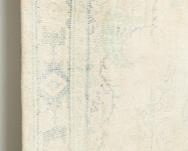 Beige Oushak Rug 5' 11" x 9' 4" | No. VR18386