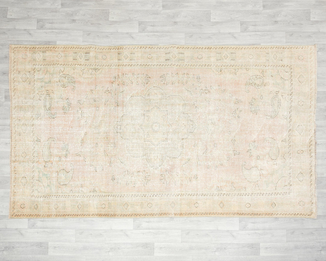 Muted Oushak Rug 5' 9" x 9' 8" | No. VR84212