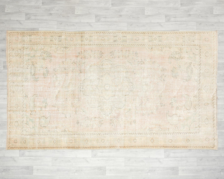 Muted Oushak Rug 5' 9" x 9' 8" | No. VR84212