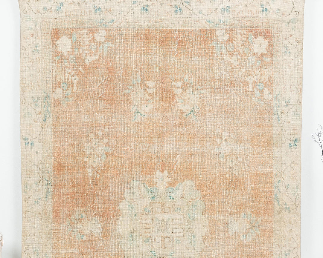 Orange Oushak Rug 6' 2" x 9' 11" | No. VR89474