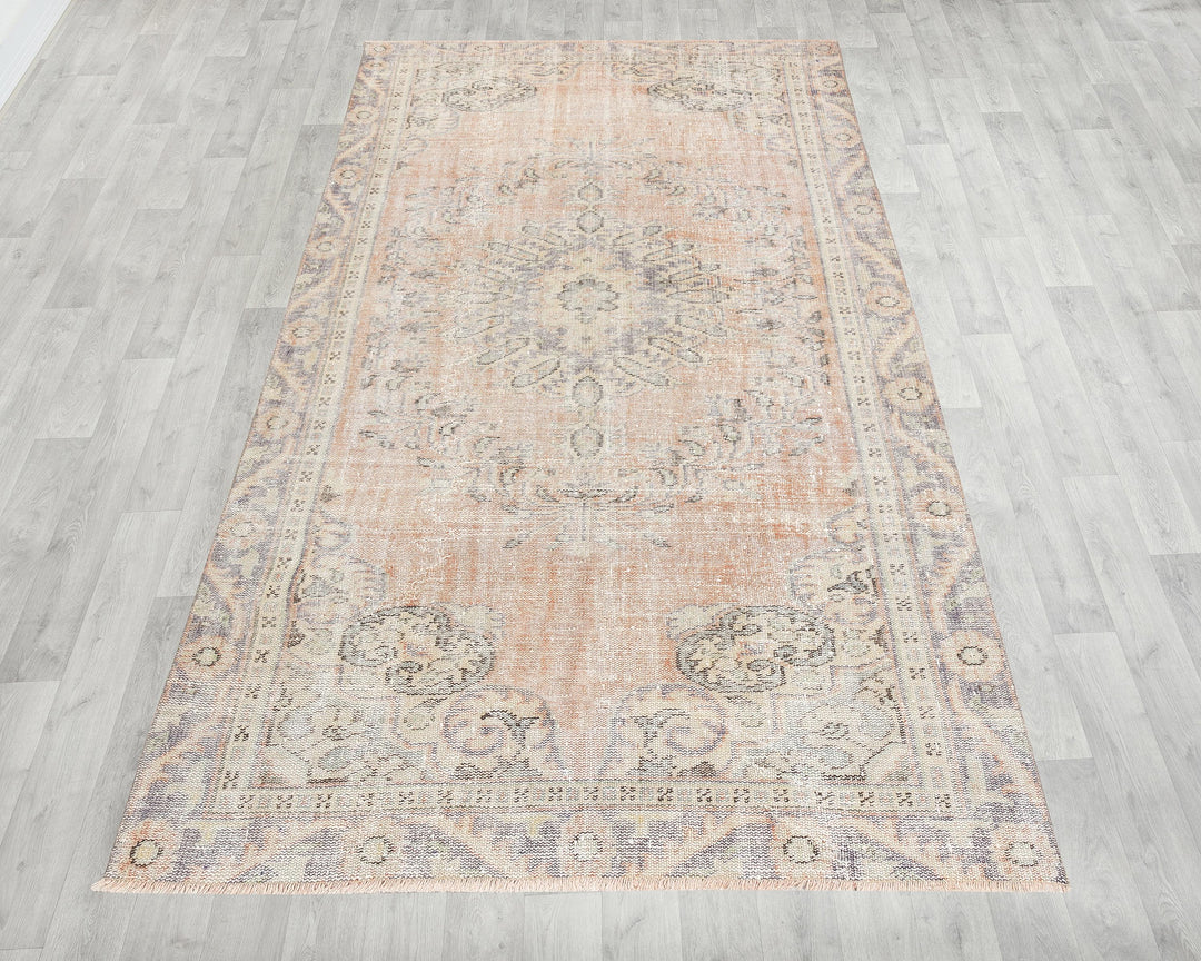 Faded Oushak Rug 5' 5" x 9' 7" | No. VR48965