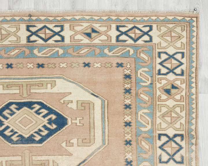 Faded Oushak Rug 5' 6" x 7' 11" | No. VR23383