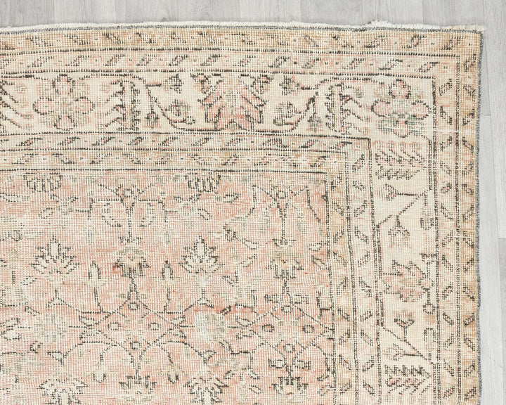 Neutral Oushak Rug 6' 4" x 10' 5" | No. VR41131