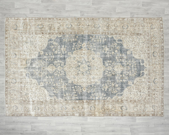 Blue Vintage Turkish Rug 6' 11" x 10' 4" | No. VR93229