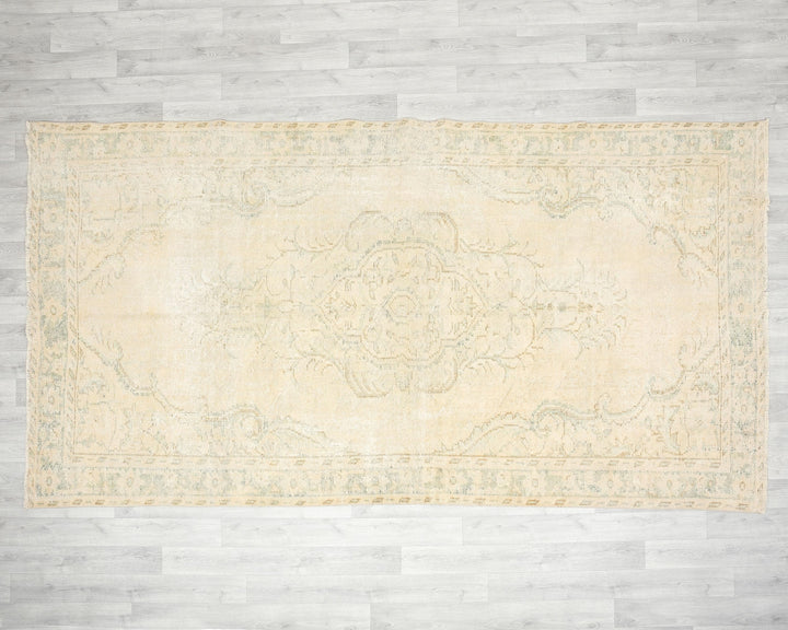 Faded Oushak Rug 5' 7" x 10' 1" | No. VR71772