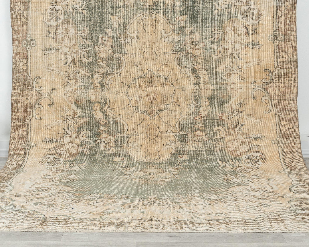 Rust Oushak Rug 6' 5" x 10' 4" | No. VR49448