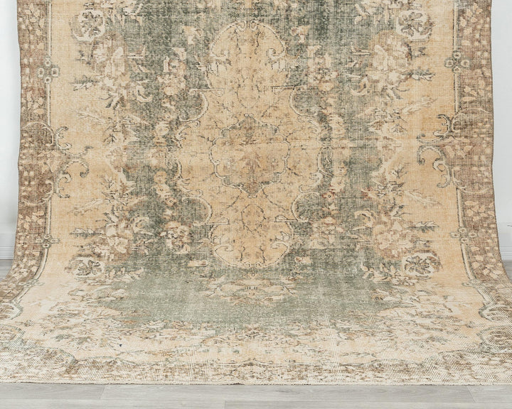 Rust Oushak Rug 6' 5" x 10' 4" | No. VR49448