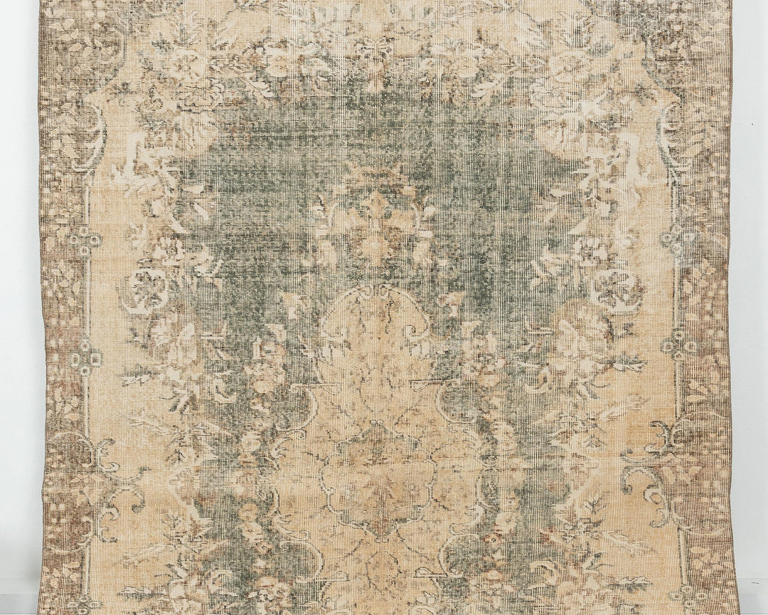 Rust Oushak Rug 6' 5" x 10' 4" | No. VR49448