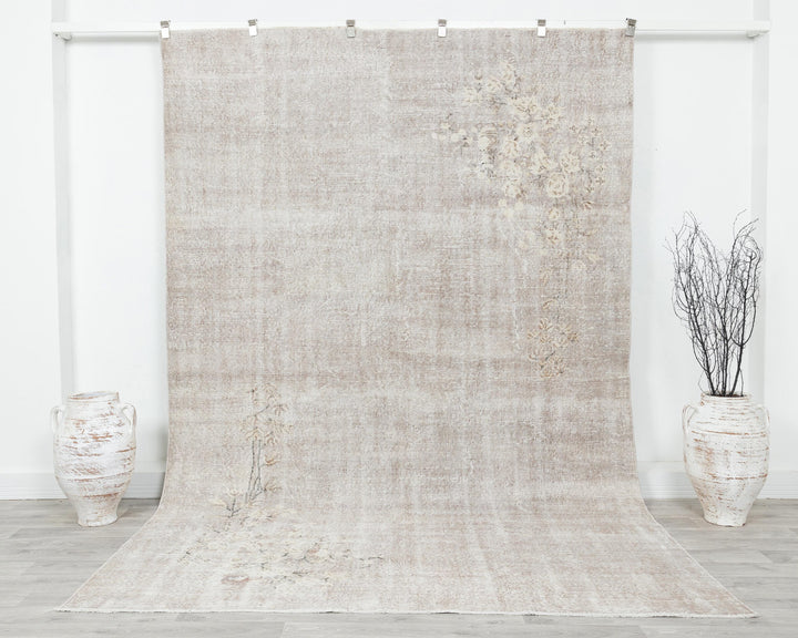 Gray Oushak Rug 6' 7" x 10' 1" | No. VR41218
