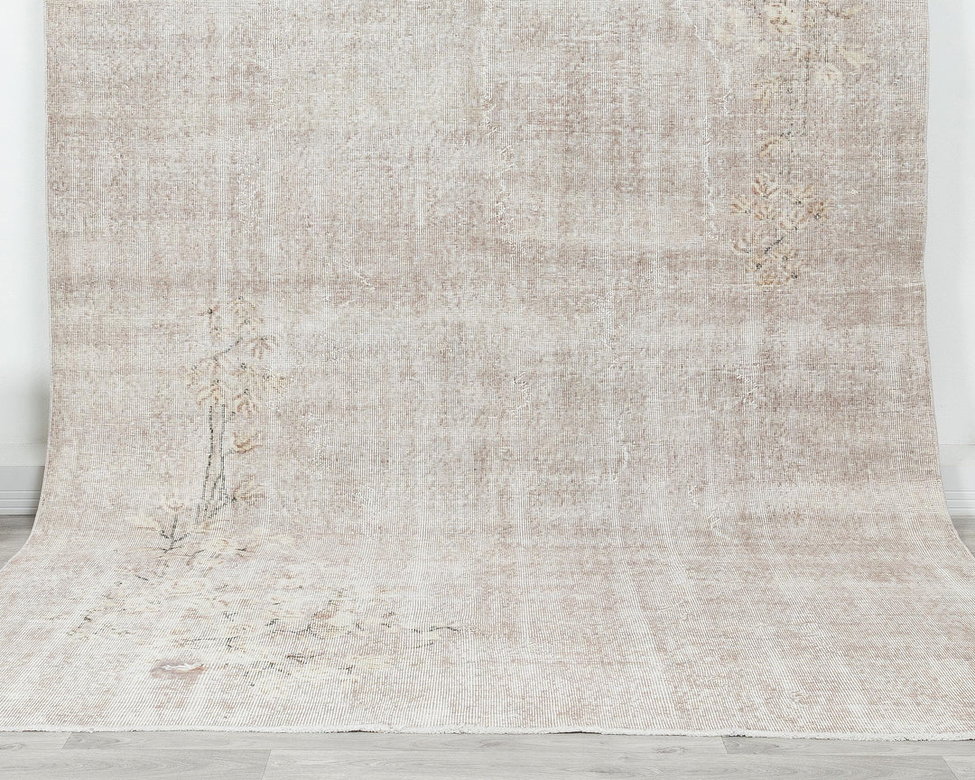 Gray Oushak Rug 6' 7" x 10' 1" | No. VR41218