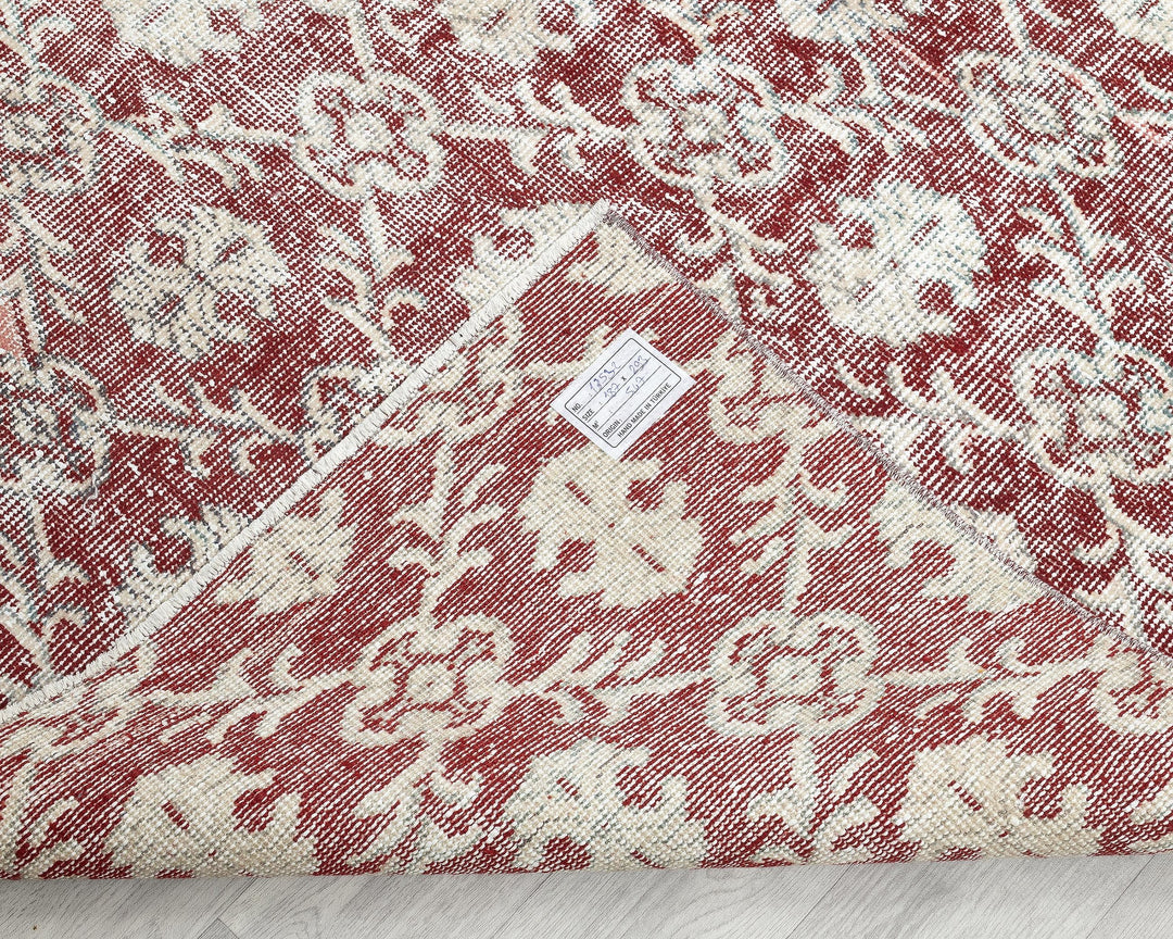 Red Oushak Rug 6' 1" x 9' 7" | No. VR12470