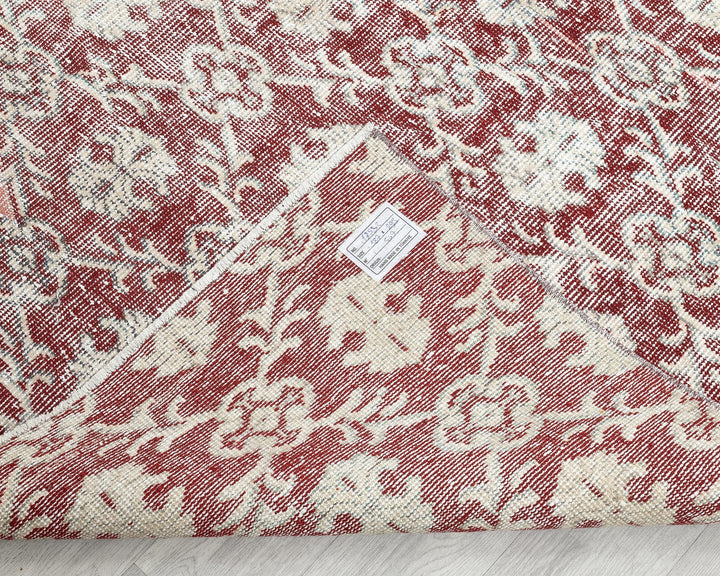 Red Oushak Rug 6' 1" x 9' 7" | No. VR12470