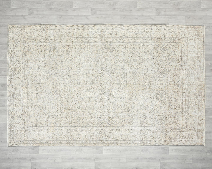 Faded Oushak Rug 6' 5" x 10' | No. VR77113