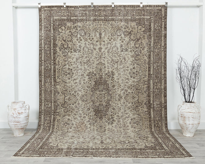 Rust Oushak Rug 6' 11" x 10' | No. VR83245