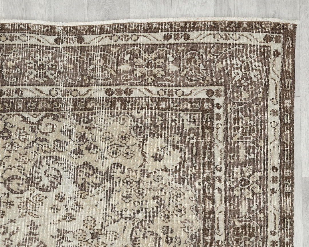Rust Oushak Rug 6' 11" x 10' | No. VR83245