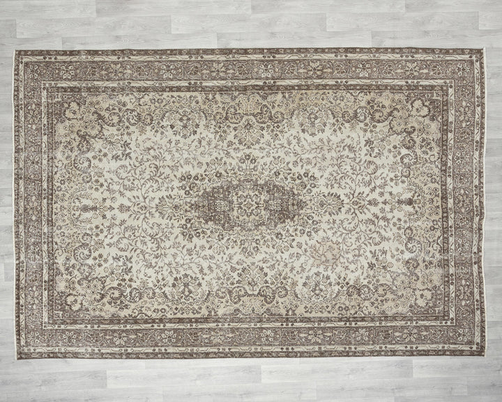 Rust Oushak Rug 6' 11" x 10' | No. VR83245