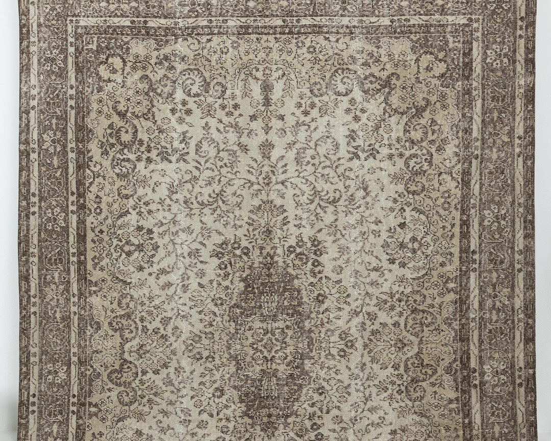 Rust Oushak Rug 6' 11" x 10' | No. VR83245