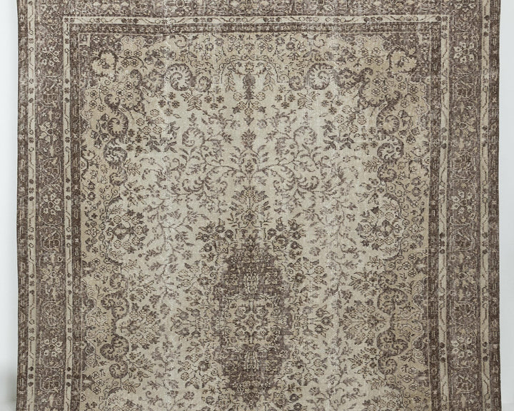 Rust Oushak Rug 6' 11" x 10' | No. VR83245