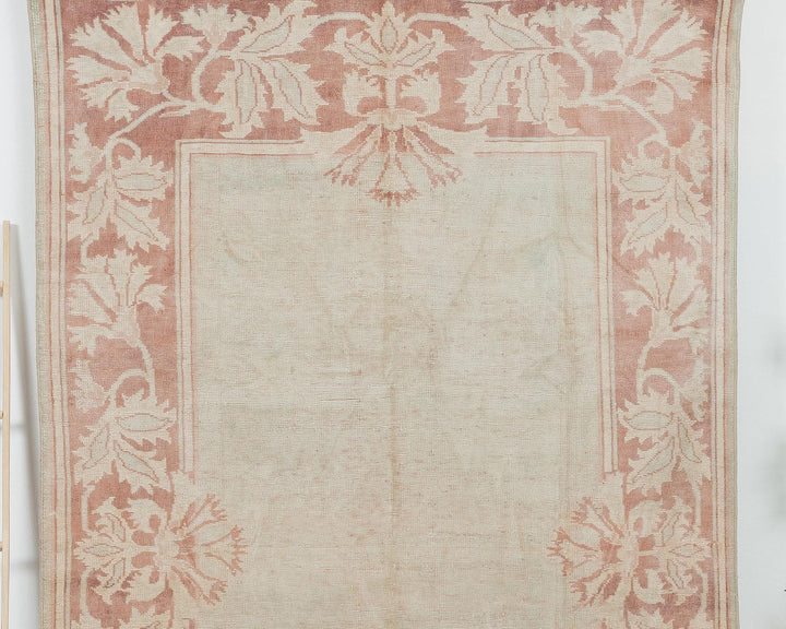 Beige Oushak Rug 5' 3" x 8' 4" | No. VR85428