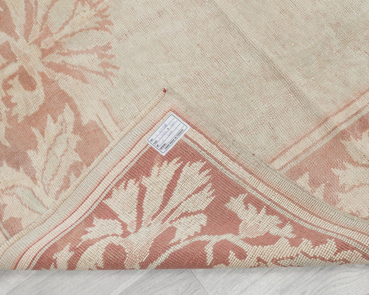 Beige Oushak Rug 5' 3" x 8' 4" | No. VR85428