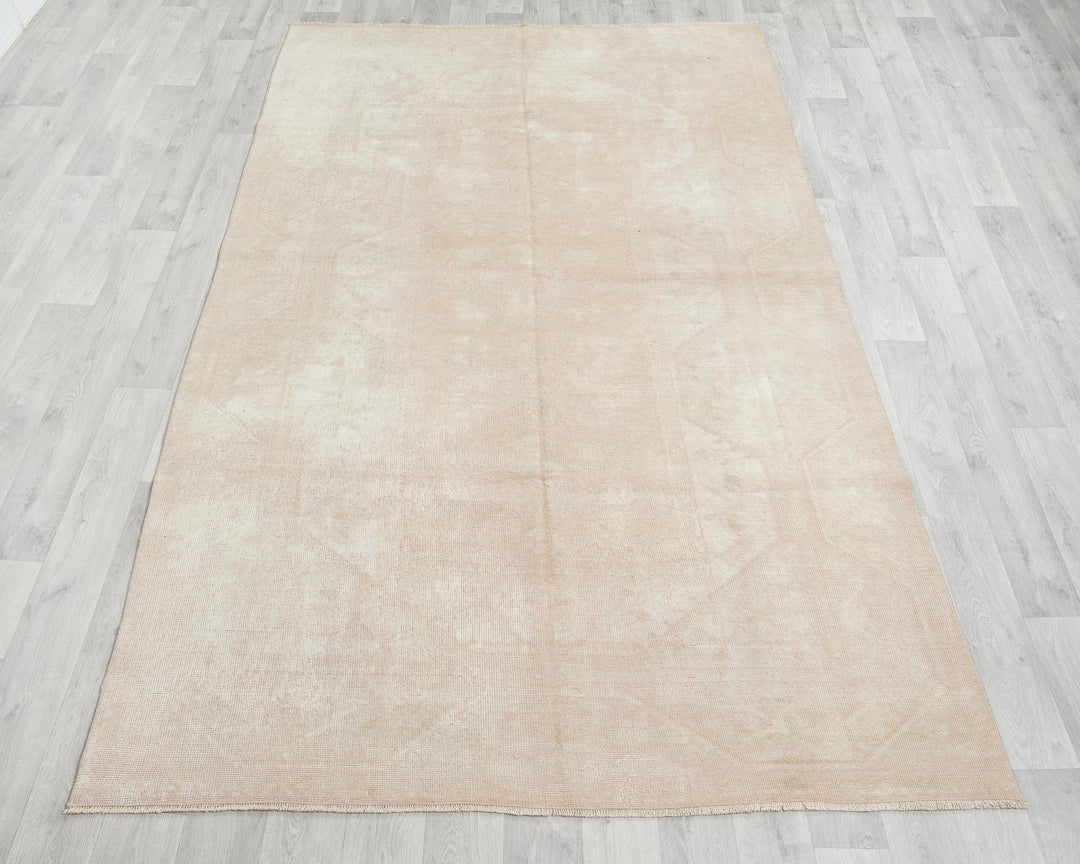 Beige Oushak Rug 2' x 8' 2" | No. VR71968