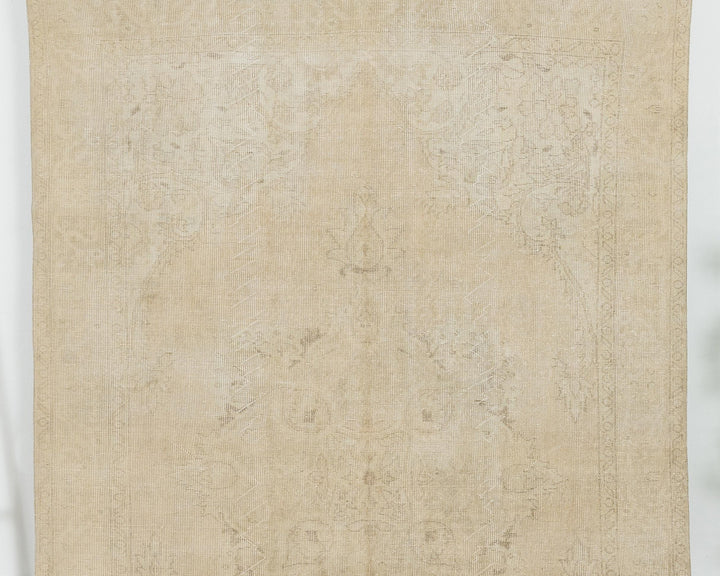 Beige Oushak Rug 6' 5" x 10' 2" | No. VR54028
