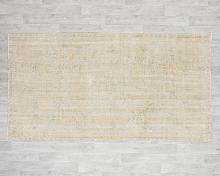 Beige Oushak Rug 4' 6" x 8' | No. VR56598