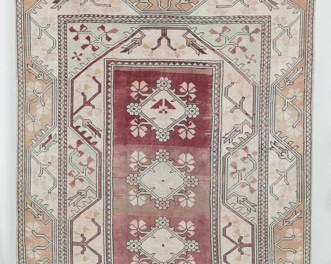 Beige Oushak Rug 5' x 8' 6" | No. VR59164
