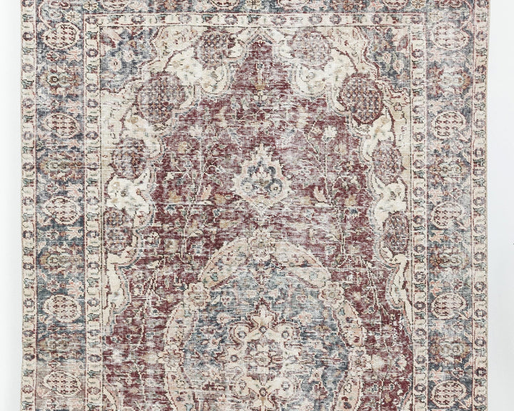 Red Oushak Rug 5' 2" x 8' 7" | No. VR75765