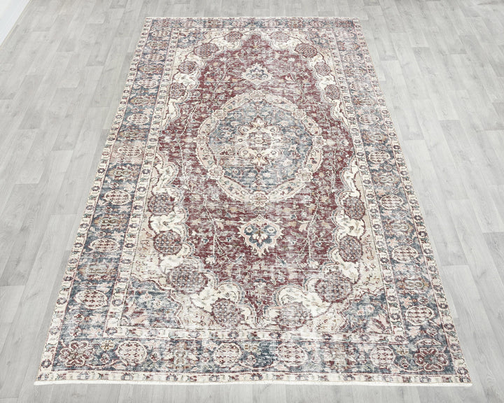 Red Oushak Rug 5' 2" x 8' 7" | No. VR75765
