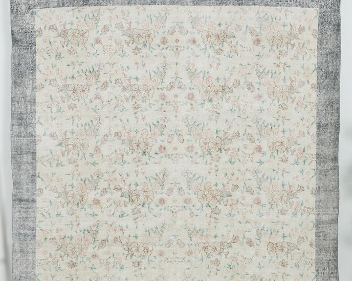 Faded Oushak Rug 6' 7" x 9' 10" | No. VR96727