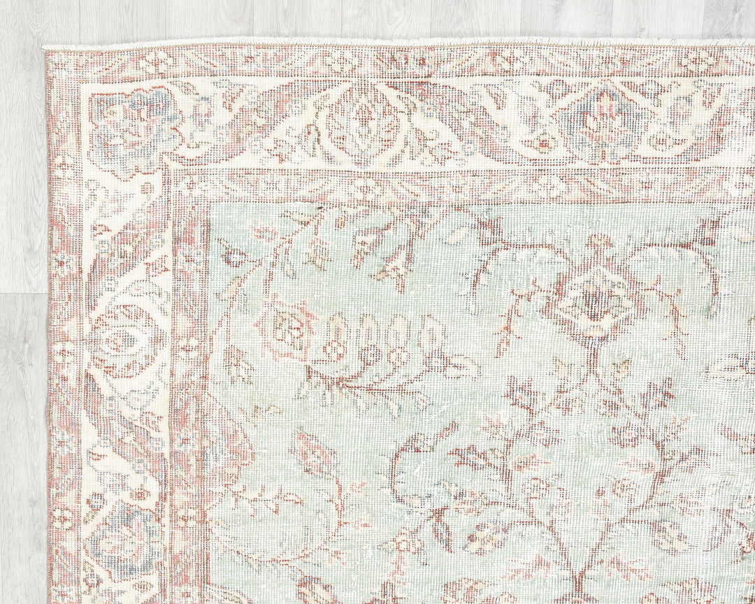 Neutral Oushak Rug 5' 2" x 8' 7" | No. VR78977