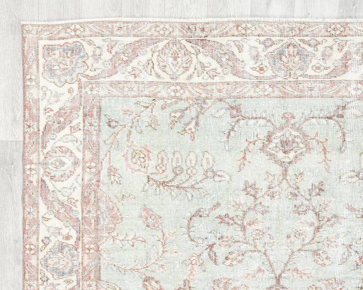 Neutral Oushak Rug 5' 2" x 8' 7" | No. VR78977