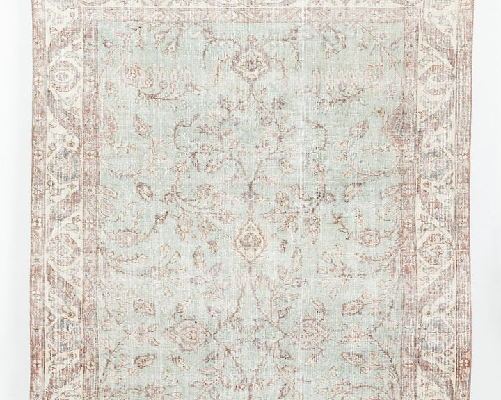 Neutral Oushak Rug 5' 2" x 8' 7" | No. VR78977