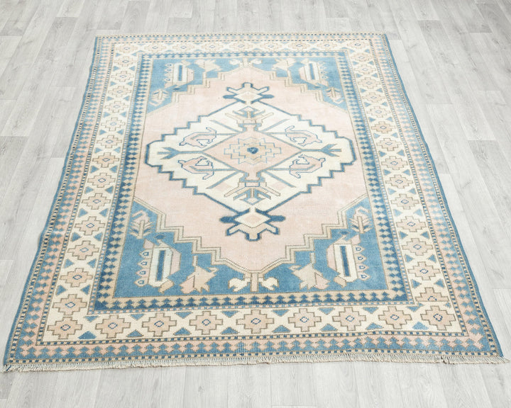 Neutral Oushak Rug 2' 10" x 5' | No. VR58072