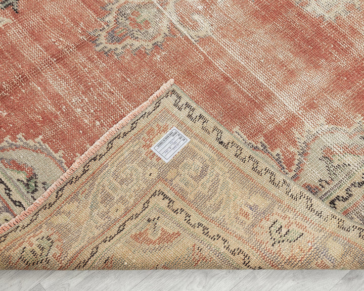 Red Oushak Rug 5' 7" x 8' 11" | No. VR25767