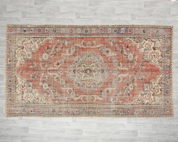 Faded Oushak Rug 5' 10" x 10' | No. VR23304