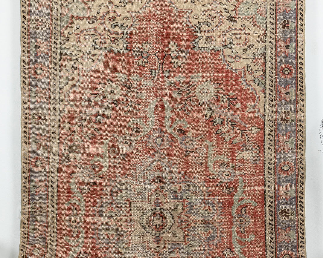 Faded Oushak Rug 5' 10" x 10' | No. VR23304