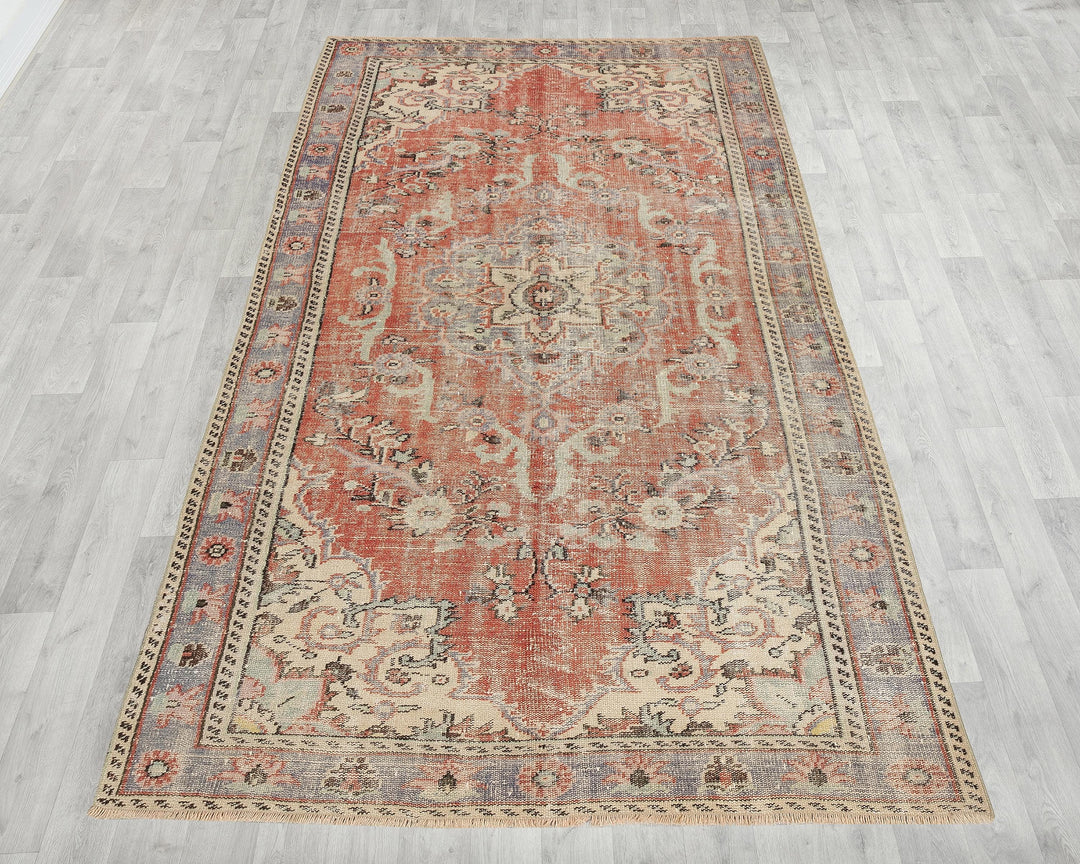 Faded Oushak Rug 5' 10" x 10' | No. VR23304