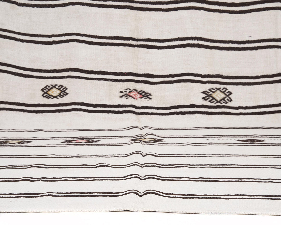 Black Kilim Rug 12' 4" x 6' 7" | No. VR59976