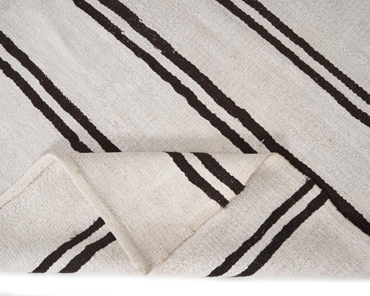 Black Kilim Rug 12' 4" x 6' 7" | No. VR59976
