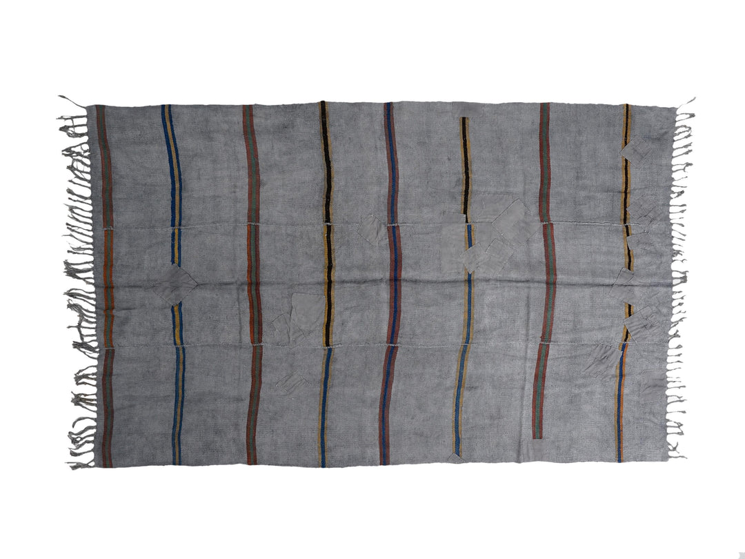 Gray Kilim Rug 6' x 9' 5" | No. VR30013