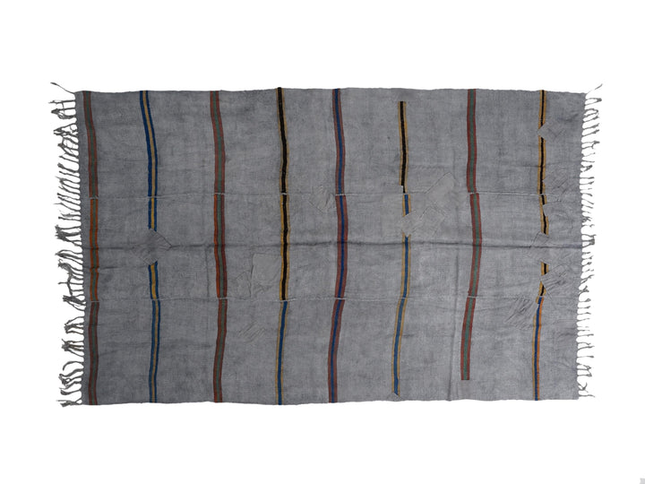 Gray Kilim Rug 6' x 9' 5" | No. VR30013