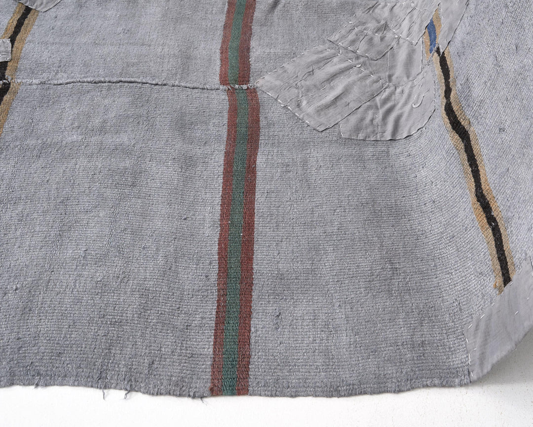 Gray Kilim Rug 6' x 9' 5" | No. VR30013
