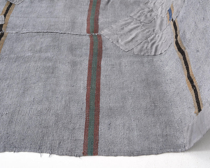 Gray Kilim Rug 6' x 9' 5" | No. VR30013