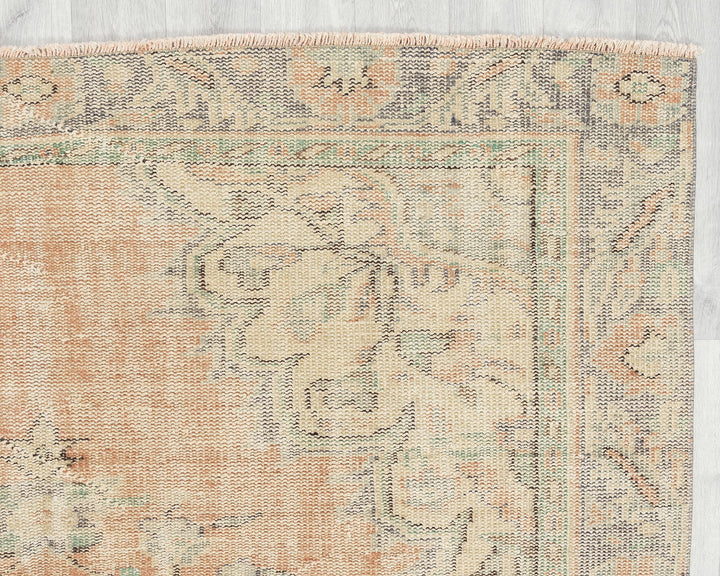 Faded Oushak Rug 5' 11" x 9' 5" | No. VR42560