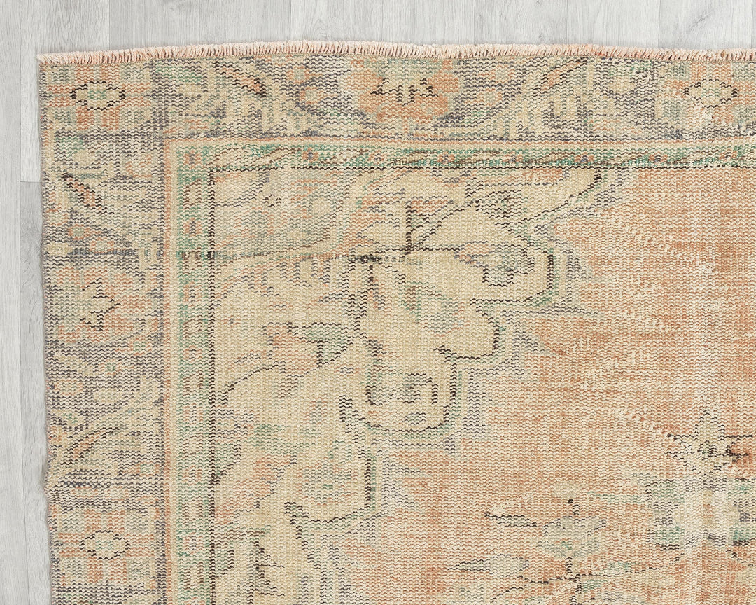 Faded Oushak Rug 5' 11" x 9' 5" | No. VR42560