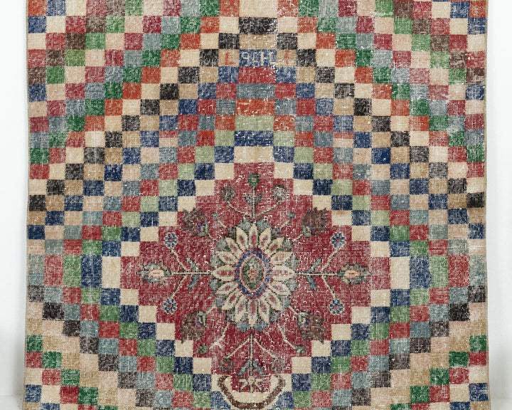 Red Oushak Rug 4' 7" x 6' 8" | No. VR18520